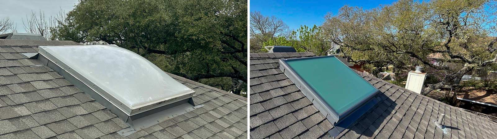 Replace Two Domes with VELUX FCM Skylights